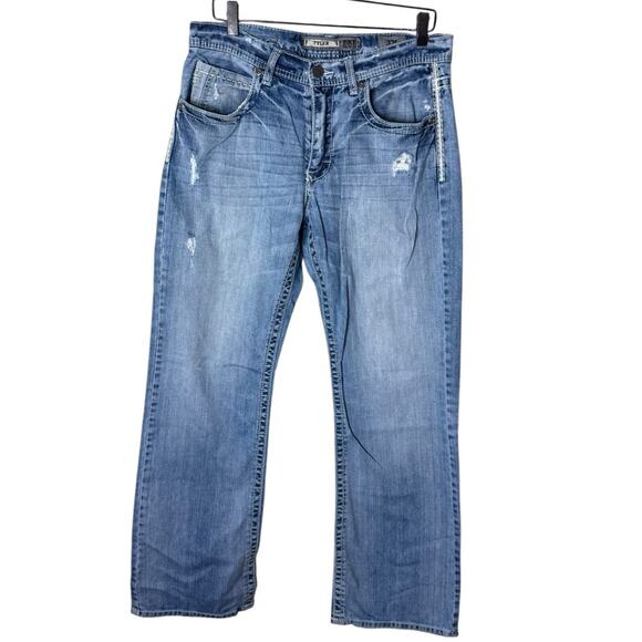 BKE Men’s Sz 32 Long Tyler Straight Leg Jeans - Picture 1 of 6